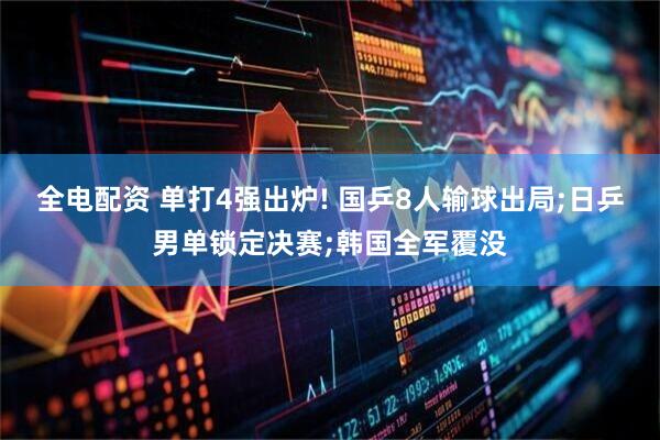 全电配资 单打4强出炉! 国乒8人输球出局;日乒男单锁定决赛;韩国全军覆没