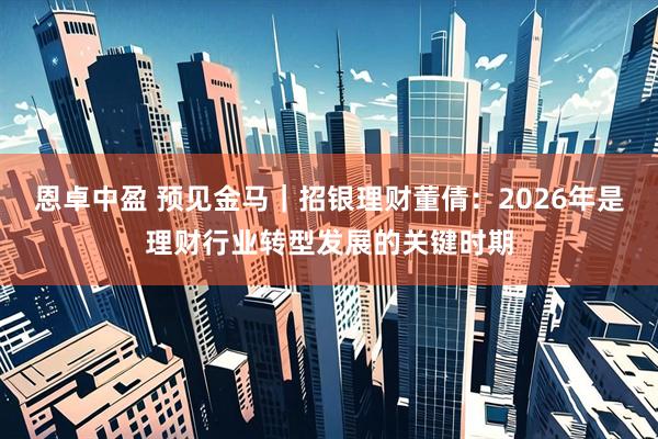 恩卓中盈 预见金马｜招银理财董倩：2026年是理财行业转型发展的关键时期
