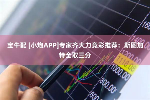 宝牛配 [小炮APP]专家齐大力竞彩推荐：斯图加特全取三分
